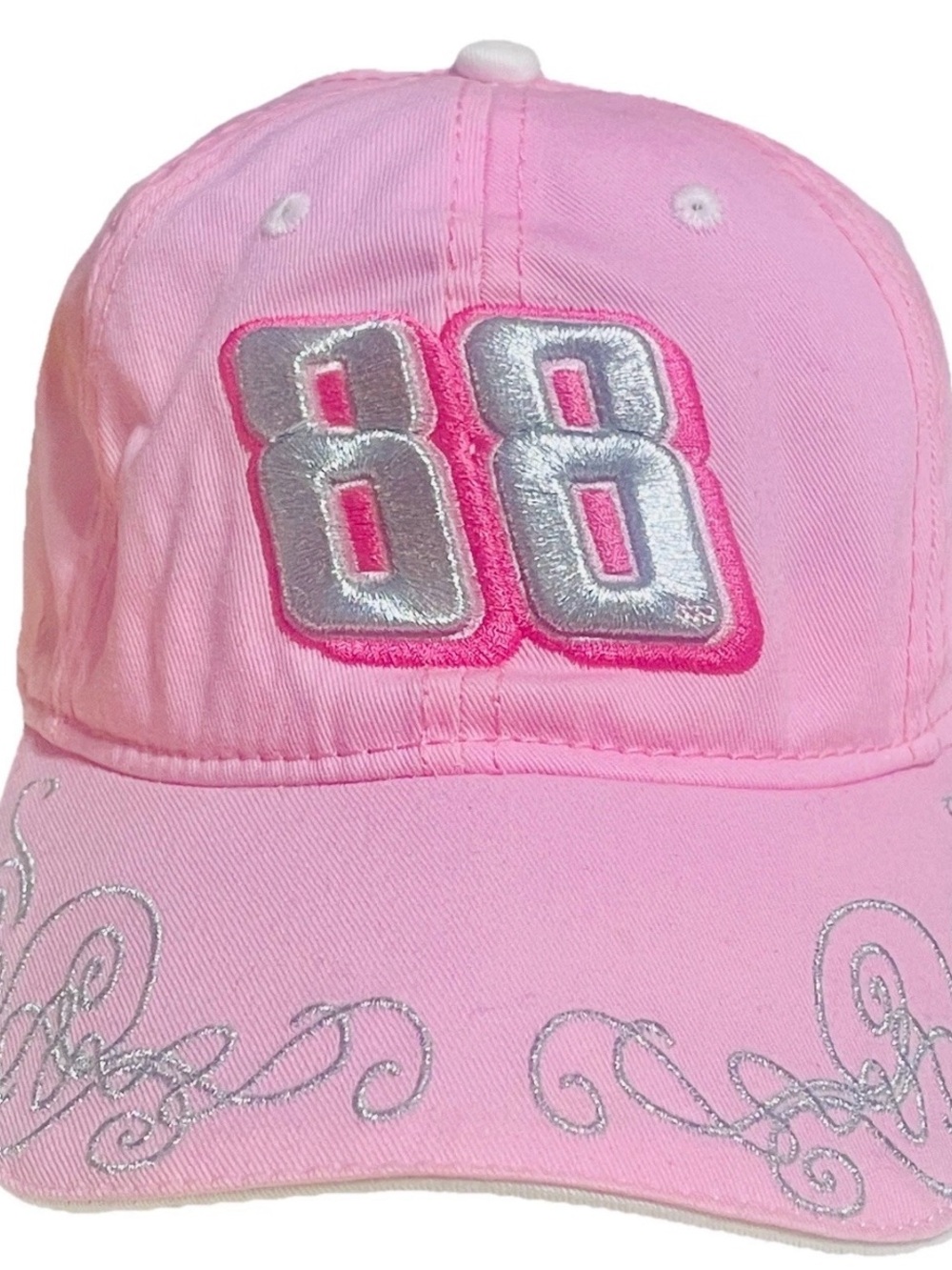 Dale Earnhardt Jr Pink NASCAR Licensed Baseball Cap Adjustable Cotton